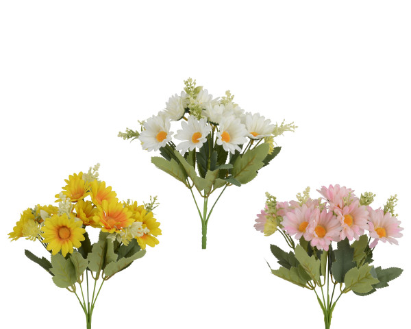 Kunstblumenstrauss FLEUR in mehrfarbig aus Polyester