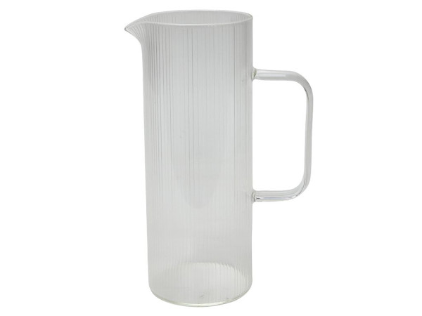 Karaffe LINES in transparent aus Glas