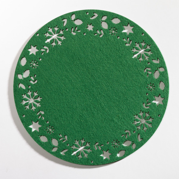 Tischset SNOWFLAKE grün