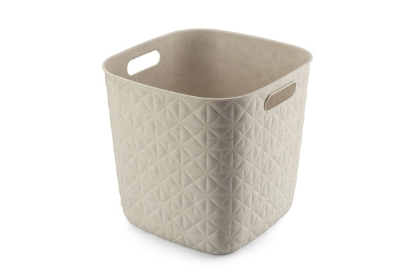 Korb SOFTEX Cube in creme aus Polypropylen