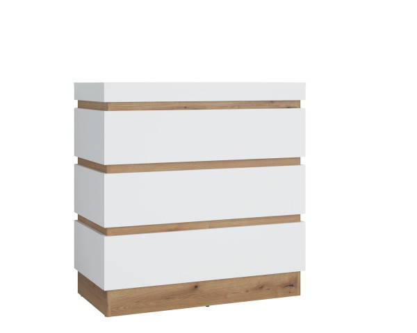 Kommode ASMUS in weiß aus Dekor