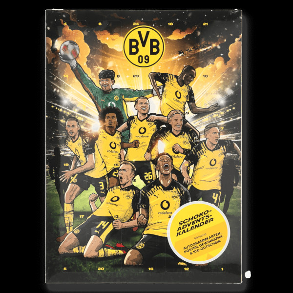 Adventskalender BVB COMIC in mehrfarbig aus Materialmix