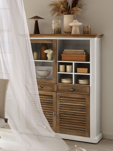 Highboard SANSIBAR THORSTED in mehrfarbig aus Mango