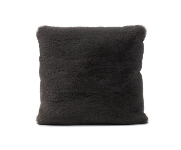 Kissen FELLIMITAT anthrazit in anthrazit aus Polyester