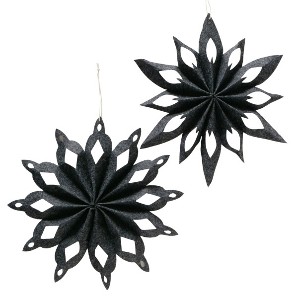 Dekohänger KASSIO in anthrazit aus Materialmix